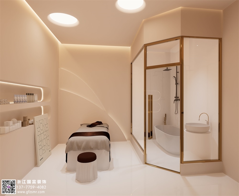 ?麗水美容院裝修設(shè)計效果圖